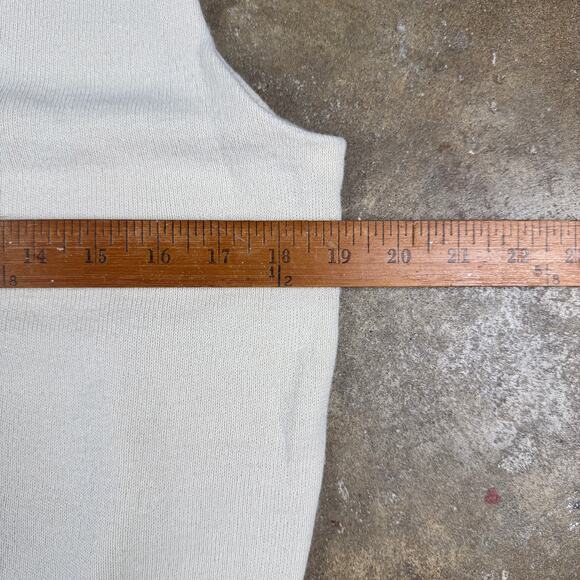 Vintage Robert Bruce Sweater Vest Men’s M Natural V-Neck 100% Orlon Acrylic‎ USA - Picture 7 of 8